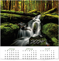 Forest Stream Calendar Card C2583U-AA